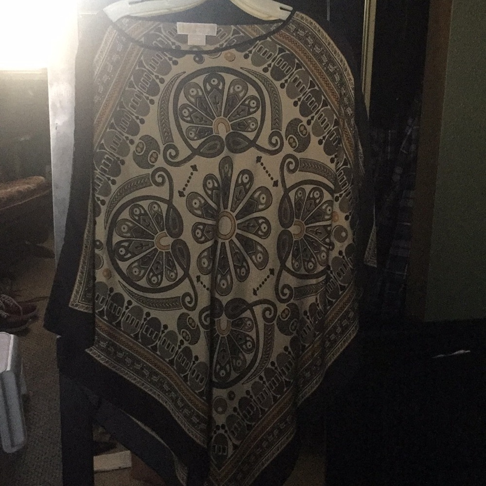 Michael Kors poncho blouse
